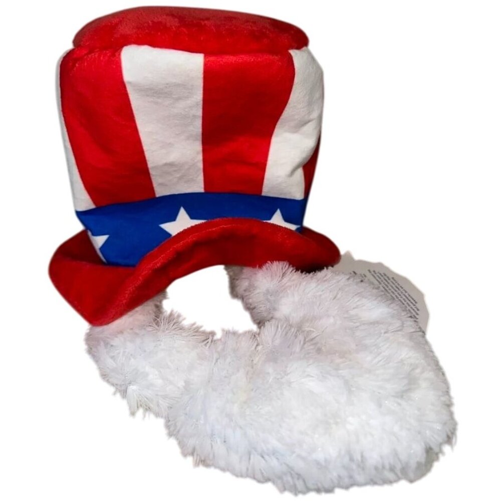 Bark Box Dog Toy Costume Small Dog Bless America Squeaker Crinkle Bungee BarkBox